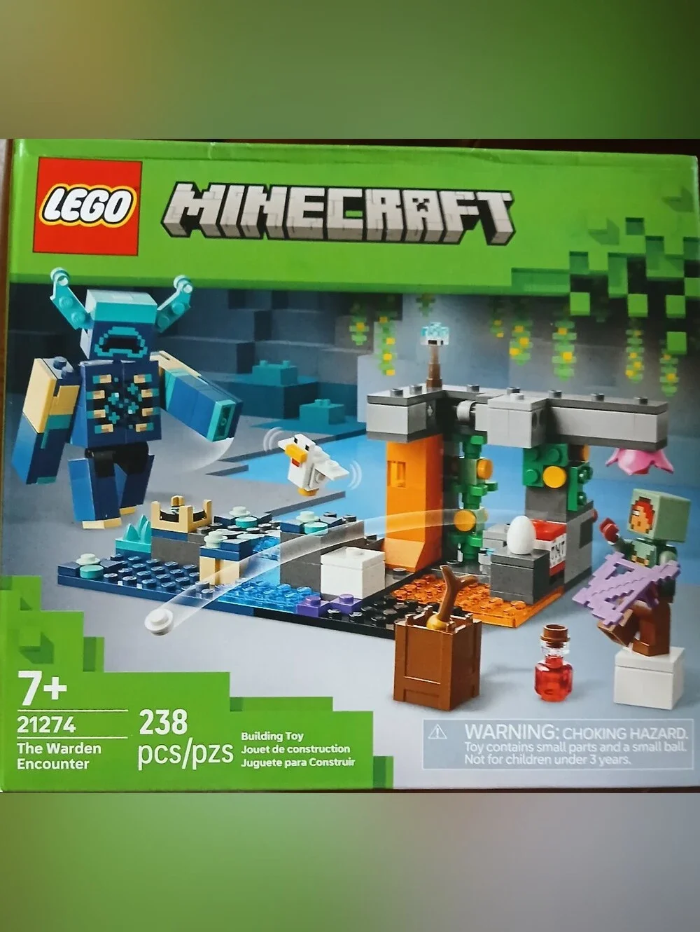 Lego Minecraft The Warden Encounter NWT Ages 7+ 238 Pieces